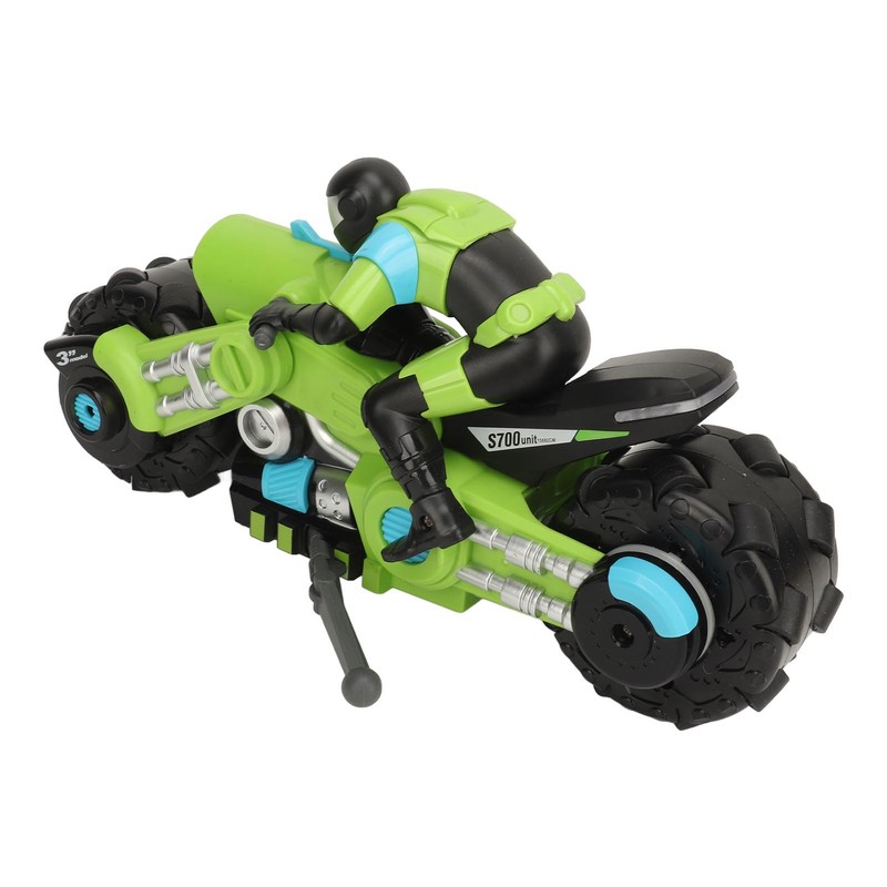 1:10 Scale Remote Control Motorcycle Toy High Speed RC Stunt