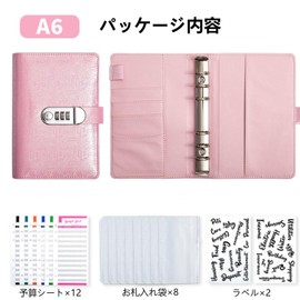 MAACKIA Keyed Household Management Binder with Lock, Household Book, Planner, Money Management, Budget Management, Money Management, Money Management, Money Management, Money Management, Money Savings