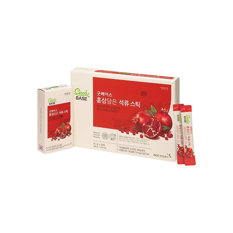 Jenggwanjang [이마트점포택배] [정관장] 굿베이스 홍삼담은 석류스틱 10ml*30포 [Emart Store Delivery]