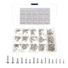 JZK 750pcs Flat Head Self Tapping Screws Assortment Set with