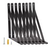 18 inch Heavy Duty Shelf Brackets with Screws, 4 Pack