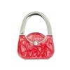 Wrapables Stylish Purse Hook Hanger, Foldable Handbag Table Hanger, Rose
