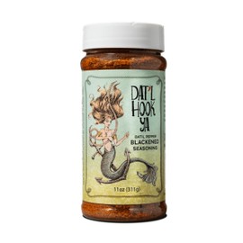 All Natural Blackened Seasoning Medium Heat, 11 oz Container, Sea Salt, Non-GMO, No MSG, Gluten Free, No Preservatives, No Anti Caking Agents, Made with Rare Datil pepper