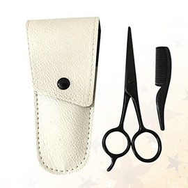9pcs Beard Trimmer Scissors Set Men Mustache Grooming Kit Stainless Steel Scissors for Barber Shops Salons DIY