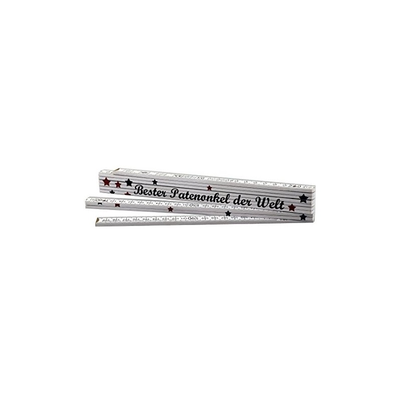 Ruler "Bester Patenonkel der Welt" - Gift - Birthday -