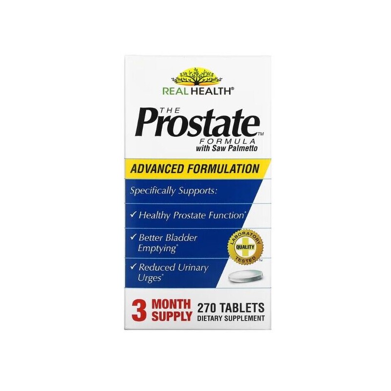 Real Health, 2 PACK, The Prostate Formula with Saw Palmetto,