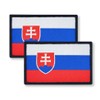 Overdecor Slovakia Slovak Flag Patch Tactical Military Patches - Hook