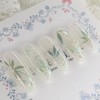 Fresh Leaf Handmade Nail Tips - Ballerina / 프레쉬 리프