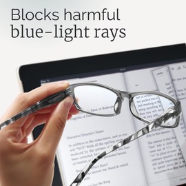 Gaoye 2.75 Reading Glasses for Women, 6 pack Fashion Readers for Women Spring Hinge Eye Glasses, Blue Light Reading Glasses