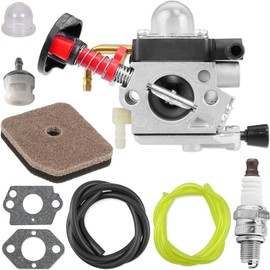 ZAMDOE 4237 120 0621 Carburetor for Stihl New Type HS82 HS87 HS82R HS82RC HS82R HS82T HS87R HS87T HS87T Hedge Trimmers Carburetor with Air Filter Spark Plug