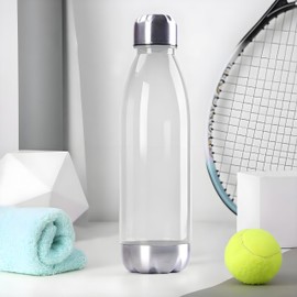 【Safe Resin for Everyday Use】YIHFBB Water Bottle, 700ml Clear Plastic Water Bottle, Direct Drink, Easy to Wash Design, Great for Sports and Running, Large Capacity & Cold Retention, Easy to Use Like a