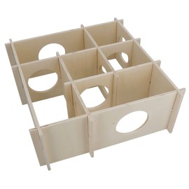 AB Tools Small Animal Hamster Mice Gerbil Boredom Breaker Wooden Fun Maze Toy Gift