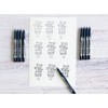 edding 1880 profipen - black - 10 pens - line