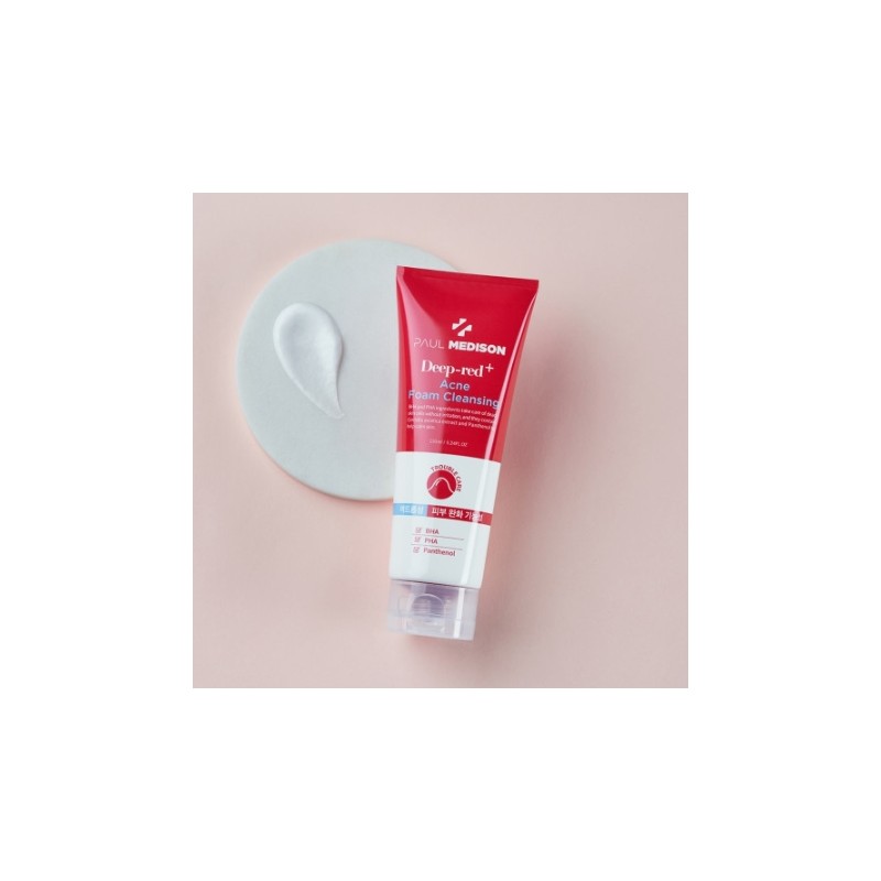 Paul Madison Deep Red Acne Foam Cleansing 155ml, 2 pcs
