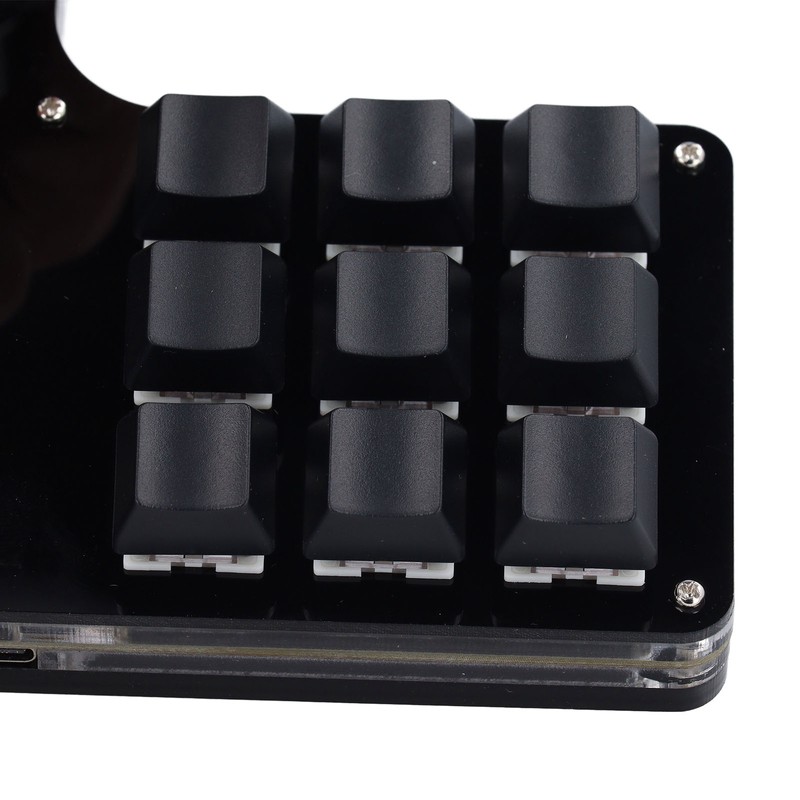 USB Mini Macro Mechanical Gaming Keyboard Programmable 9 Keys 3