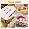 3 Pcs Large Icing Tips, Stainless Steel Big Piping Tips