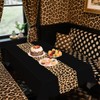 4 Pcs Leopard Print Party Tablecloth Decorations, Waterproof Rectangle Safari