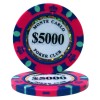 New Bulk Lot of 200 Monte Carlo Poker Chips -