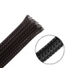 25ft - 1/8 inch PET Expandable Braided Sleeving – Black