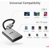 uni USB C to SD/ Micro SD Card Adapter for