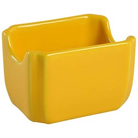 Homer Laughlin 3-1/2" x 2-3/8" Sugar Packet Caddy Daffodil