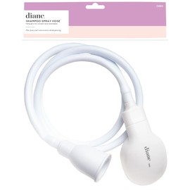 Diane Portable Shampoo Spray Hose – Sink Hose Nozzle for Washing Hair – 43” – White – D880