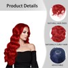 Long Red Wig, Red Wigs for Women, Long Wigs for