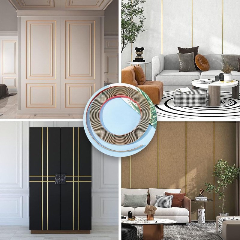 Peel and Stick Wall Moulding Panels Panelling Kit Coving for