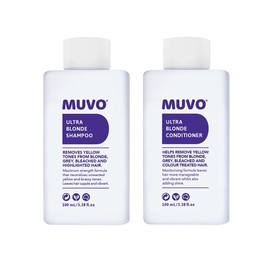 MUVO Ultra Blonde Shampoo and Conditioner 100ml Petite Pair