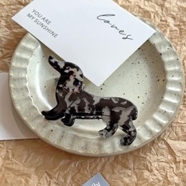 Dalmatian Dog Claw Clips, Animal Small Hair Clips for Women Girls, Acetate Hair Clips, Cute Accessories