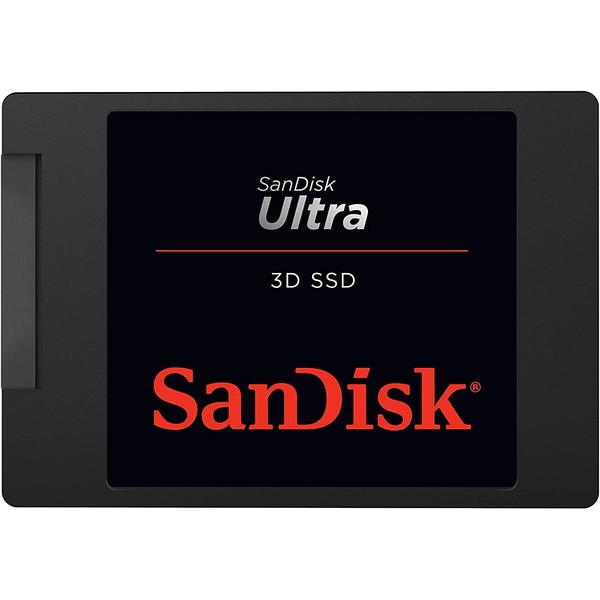 SanDisk サンディスク 内蔵 SSD Ultra 3D 2TB 2.5インチ SATA (読み出し最大 560MB/s 書込み最大 520MB/s) PC メーカー保証5年 SDSSDH3-2T00-G26