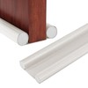 Double Under Door Draught Excluder, Draft Excluder for Doors, Adjustable