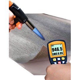 Alioncar 12'' X 24''Aluminized Heat Shield Mat Thermal Barrier Adhesive Backed Heat Blanket, Fiberglass Insulation Reflective Material High Temp Protection