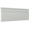 Ekena Millwork Endurathane Sussex Baseboard Moulding, 4"H x 5/8"P x