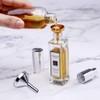 CKANDAY 10 Pack Small Metal Funnels with 2 Pcs Mini