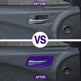 JWWY Dodge Charger Inner Door Handle Bowl Cover Trim for Dodge Charger Accessories 2015-2022 Purple (Chrysler 300)