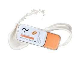 Fierce Nature - Pure Organic Tallow Contour Balm, Highlighter Makeup, Moisturising Alternative to a Contour Stick and Liquid Blush, Non-Toxic Face Care Essential, Sweet Orange Scent, 18g - Dew