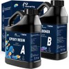 Honcaring Epoxy Resin 2 Gal Kit, Crystal Clear Epoxy Resin