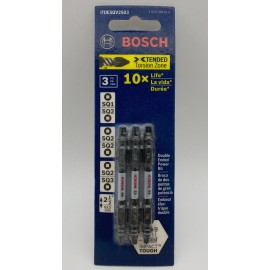 Bosch Impact Bits Double Ended SQ1 SQ2 SQ3 R1-R2-R3 Torsion  ITDESQV2503