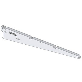 Element System FLEXI T 420 Shelf Brackets White with Hanging Safety and Multifunctional Insert for Easy Shelving System