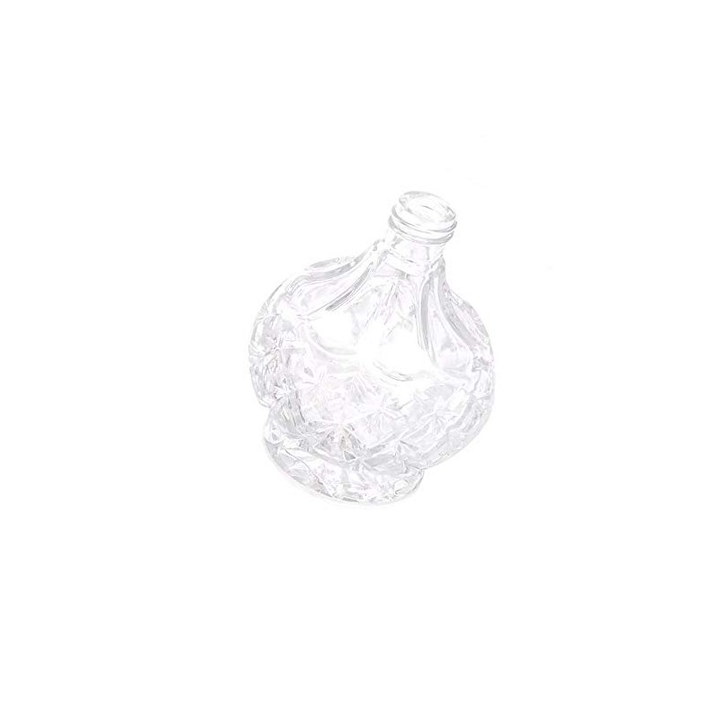 Topxome 80ml Clear Crystal Vintage Style Perfume Bottle Gold Long