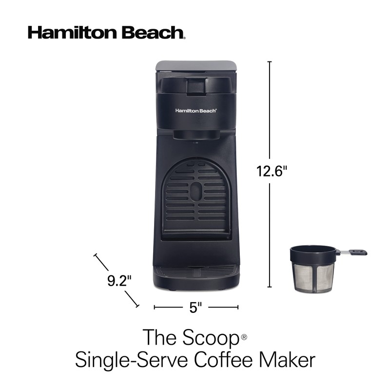 Hamilton Beach The Scoop Single Serve Coffee Maker & Fast