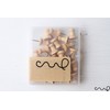 redchocol8® Light Brown Wooden Push Pins (A pack of 25