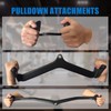 BLUSLM LAT Pulldown Attachments, LAT Bar Cable Machine Attachment,T-bar V-bar,