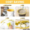 2PCS 5 Gallon Bucket Liner with Lid Reusable Silicone Bucket