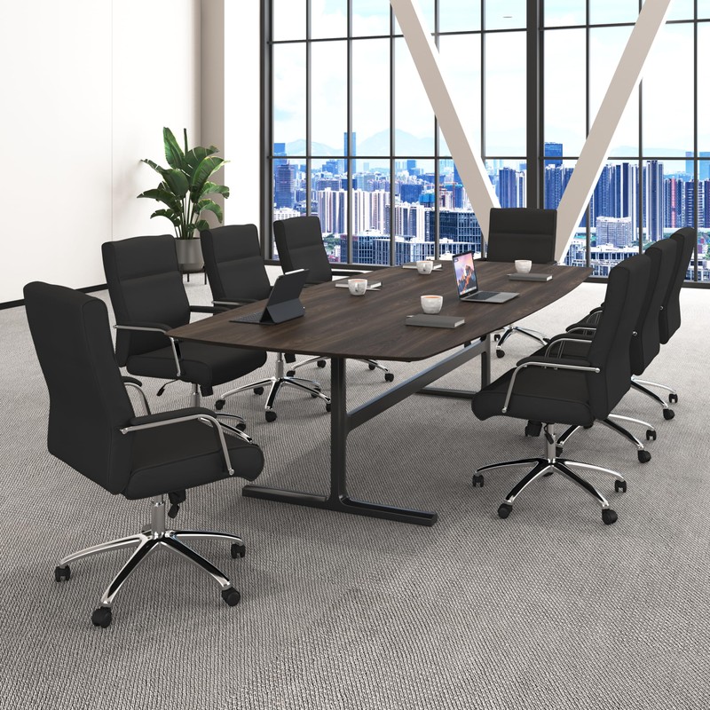 Boss Office Products (BOSXK Modern Executive Conference Chair, Black, B696C-BK