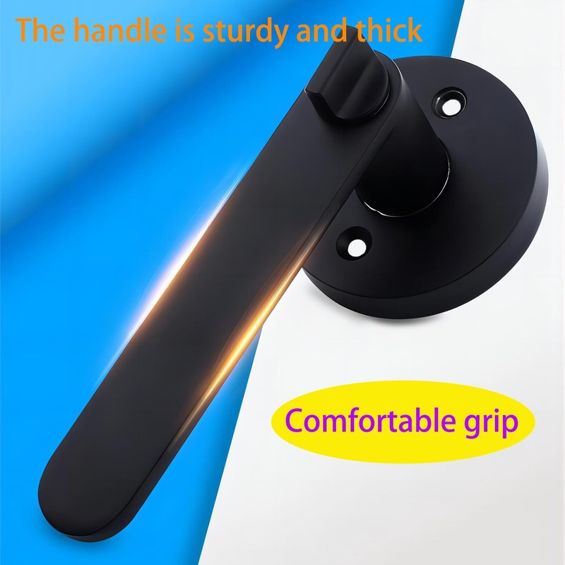 Qrity Door Lock Aluminium Alloy Handle Set Door Handle for