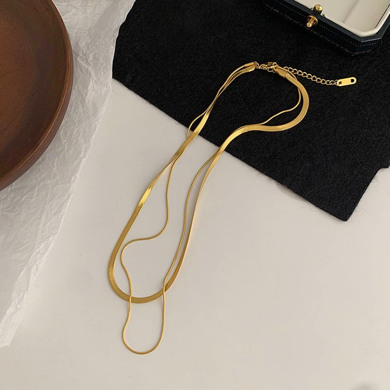 Gold Necklaces for Women Gifts - 14K Gold Plated Necklace