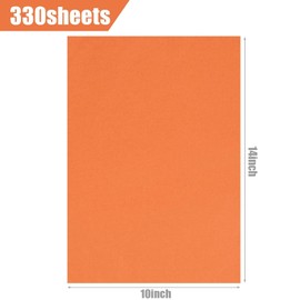 Koogel 330 Sheets Tissue Paper Bulk, Orange Tissue Paper Gift Wrapping Paper 14 x 10 Inch Craft Tissue Paper for Wedding Birthday DIY Project