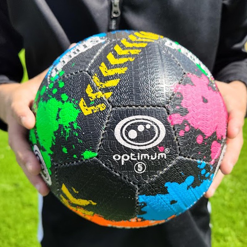 Optimum Unisex Street Football - Top-Grade Durable Korean Rubber, Long-Lasting
